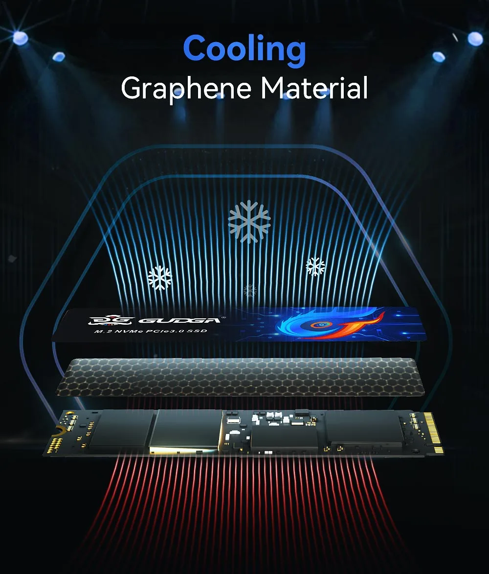 M.2 2280 NVMe PCIE3.0X4 Hard Drive SSD